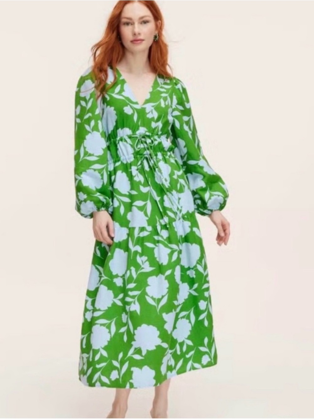 Kate spade Target Collab Dress green and light blue floral M